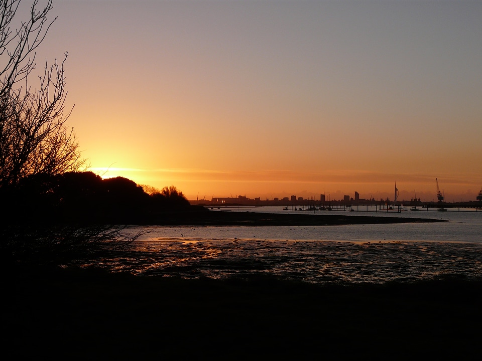 Landscape sunlight dawn