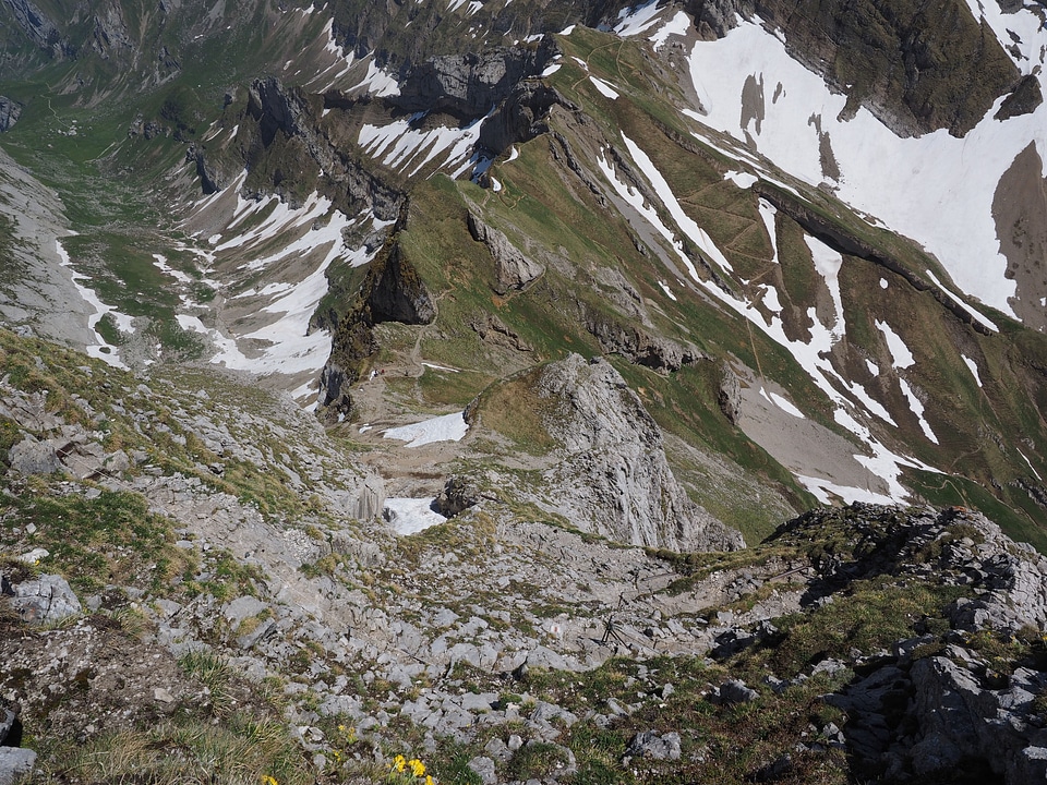 Trail mountains alpine