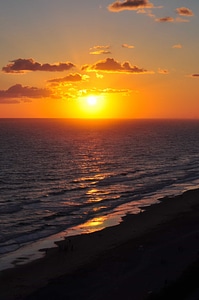 Backlight beach cloud photo