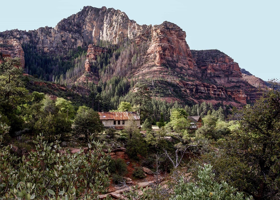 Canyon cliff geology