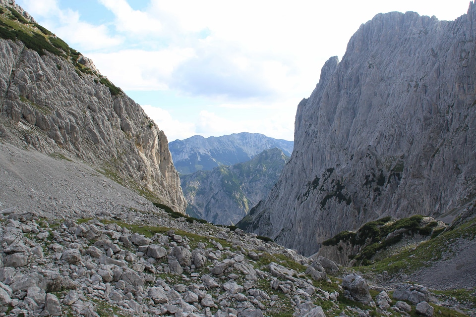 Ascent basin glacier