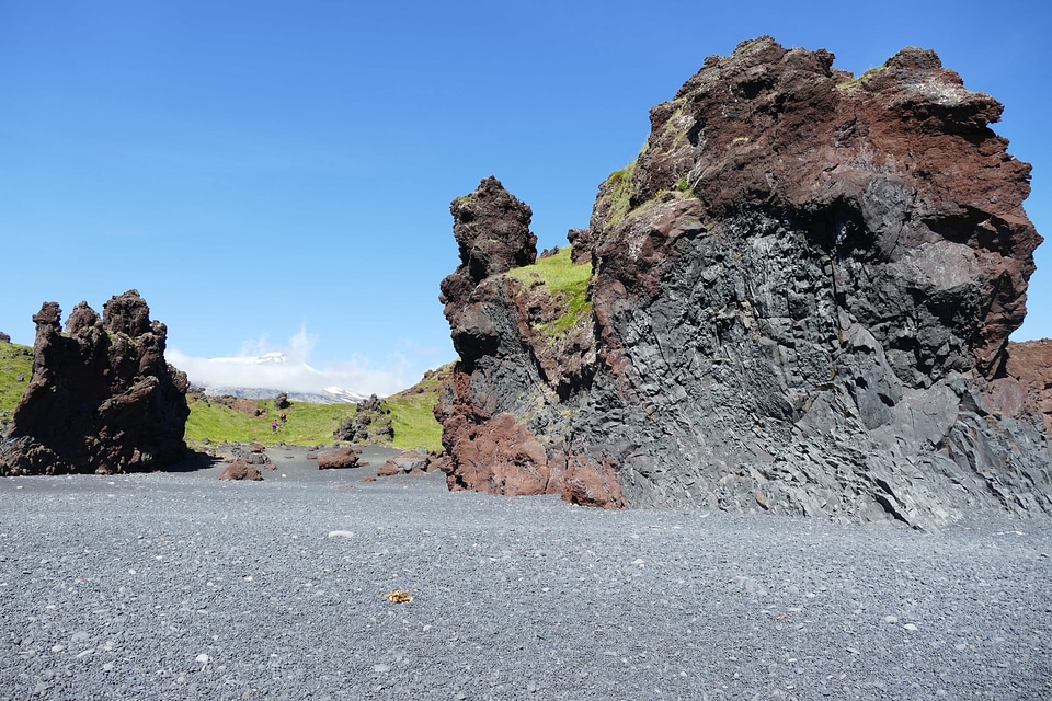 Blue Sky cliff geology photo