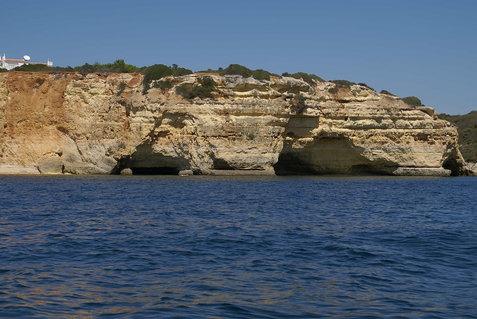 Beach cliff coast