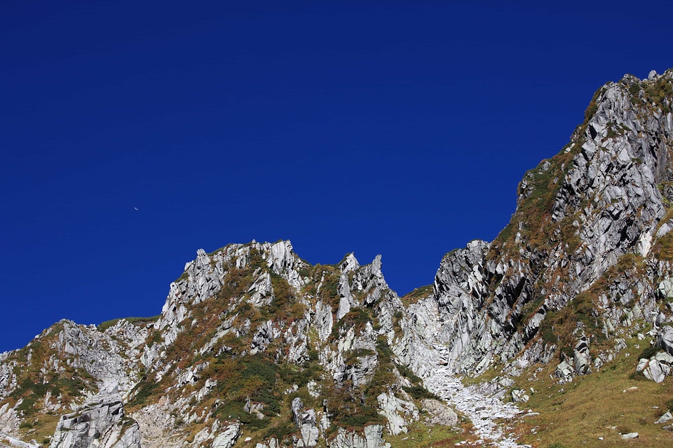 Blue Sky cliff daylight