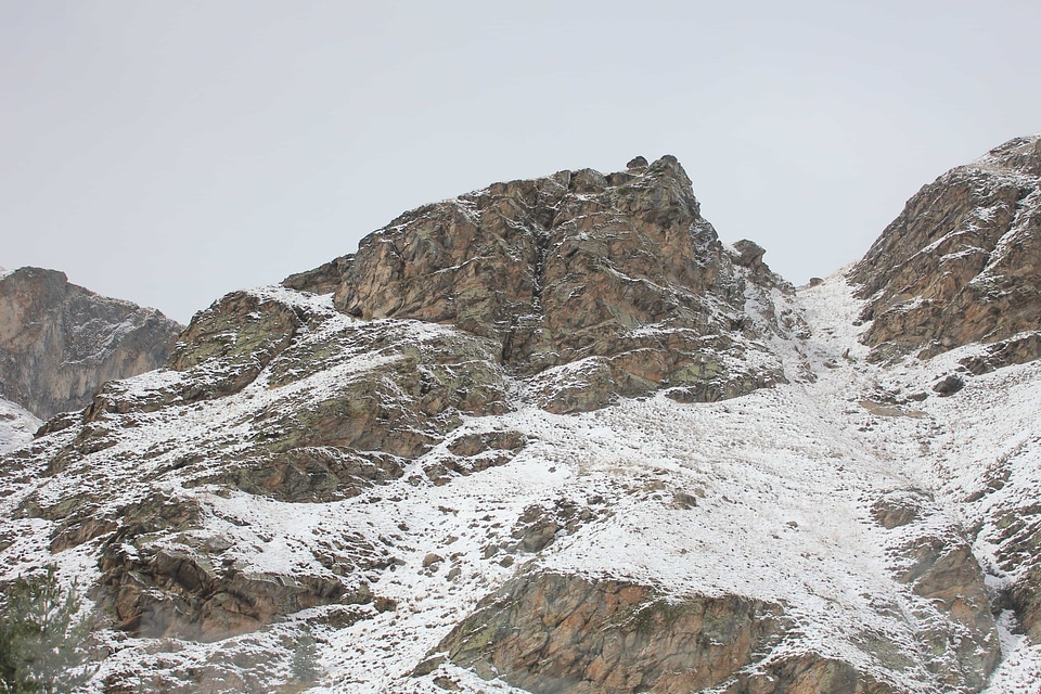 Cliff cold glacier photo