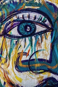 Abstract airbrush art