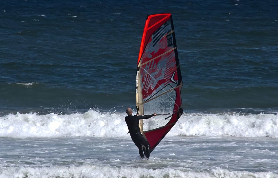 Beach competition man