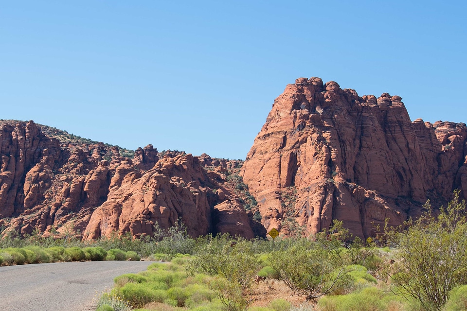 Area canyon cliff