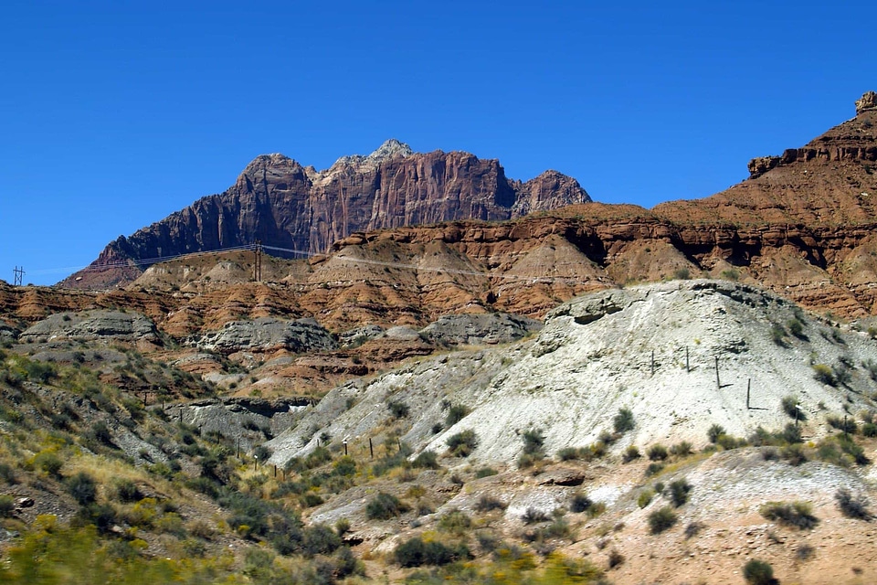 Area canyon cliff