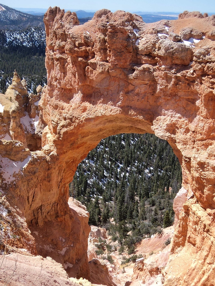 Area canyon cliff
