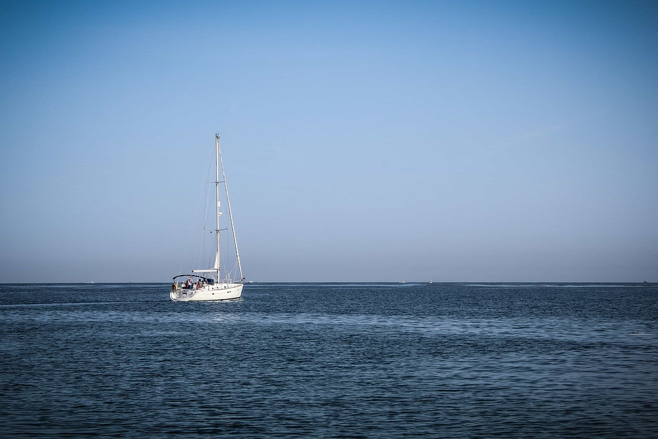 Beach boat catamaran