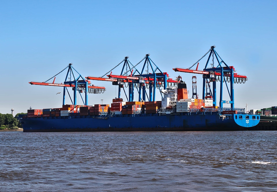 Boat cargo cargo ship