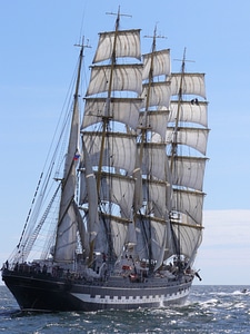 Boat frigate mast photo