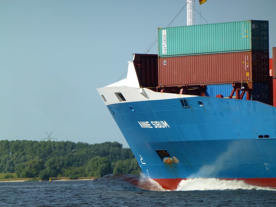 Boat cargo cargo ship photo