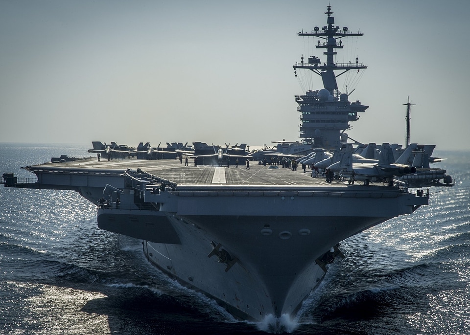 Aircraft Carrier battleship boat