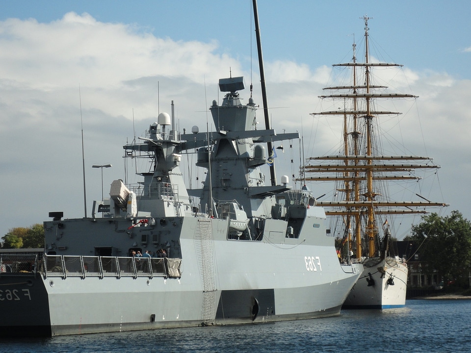 Battleship boat dock