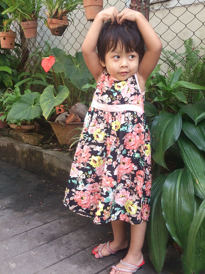 Backyard child childhood