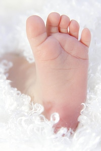 Baby barefoot beautiful