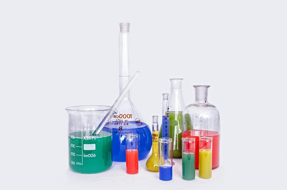 Aqua beaker beautiful photo