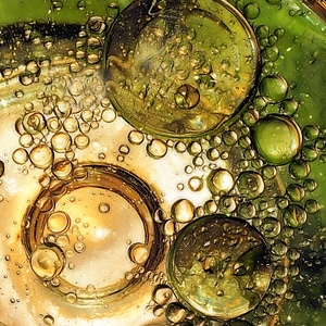 Abstract bubble circle photo