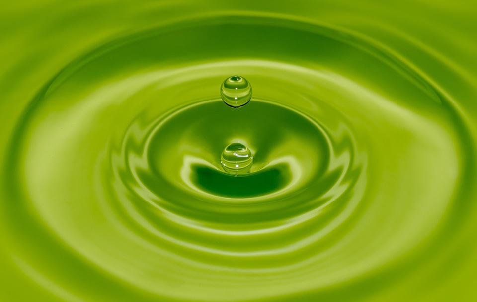 Abstract bubble droplet