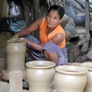 Craft potter's wheel arts and crafts