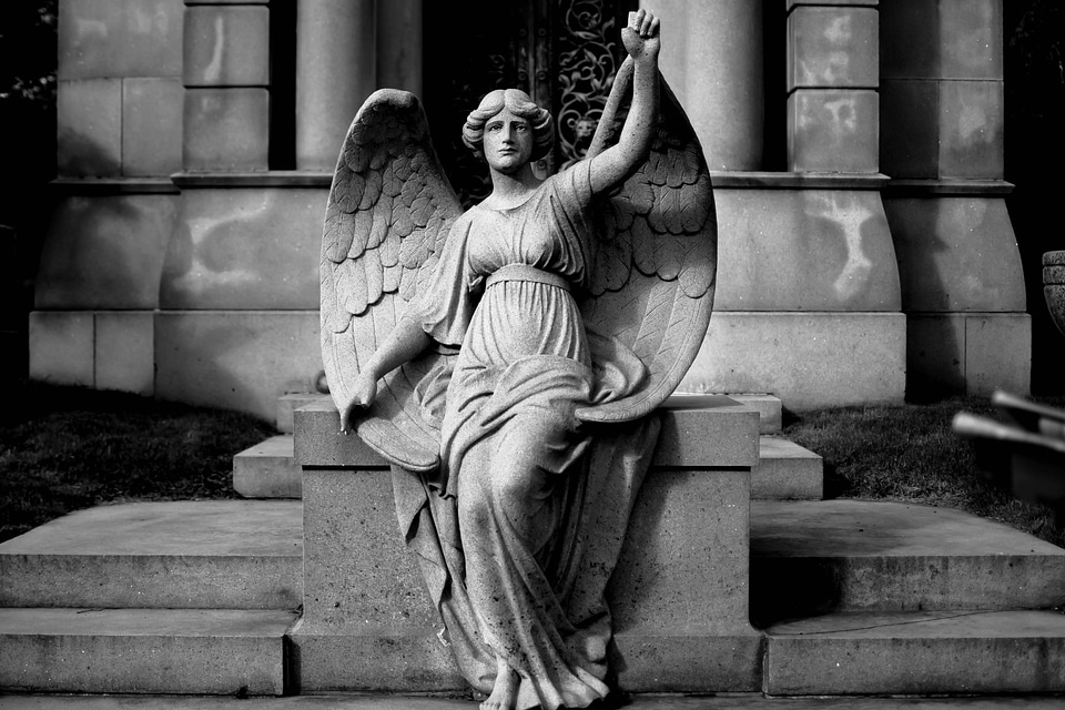 Ancient angel architecture photo