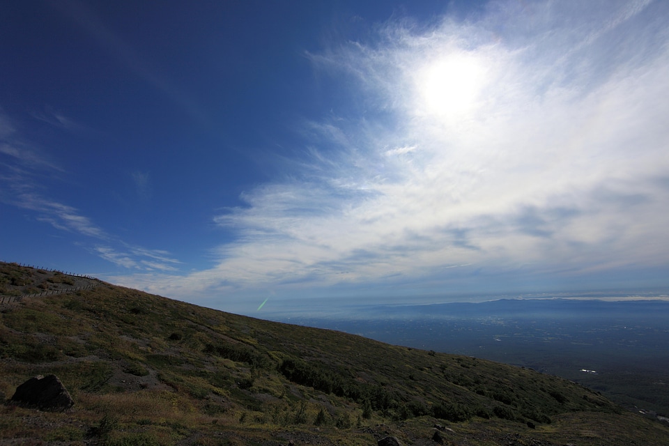 Cloud daylight hill