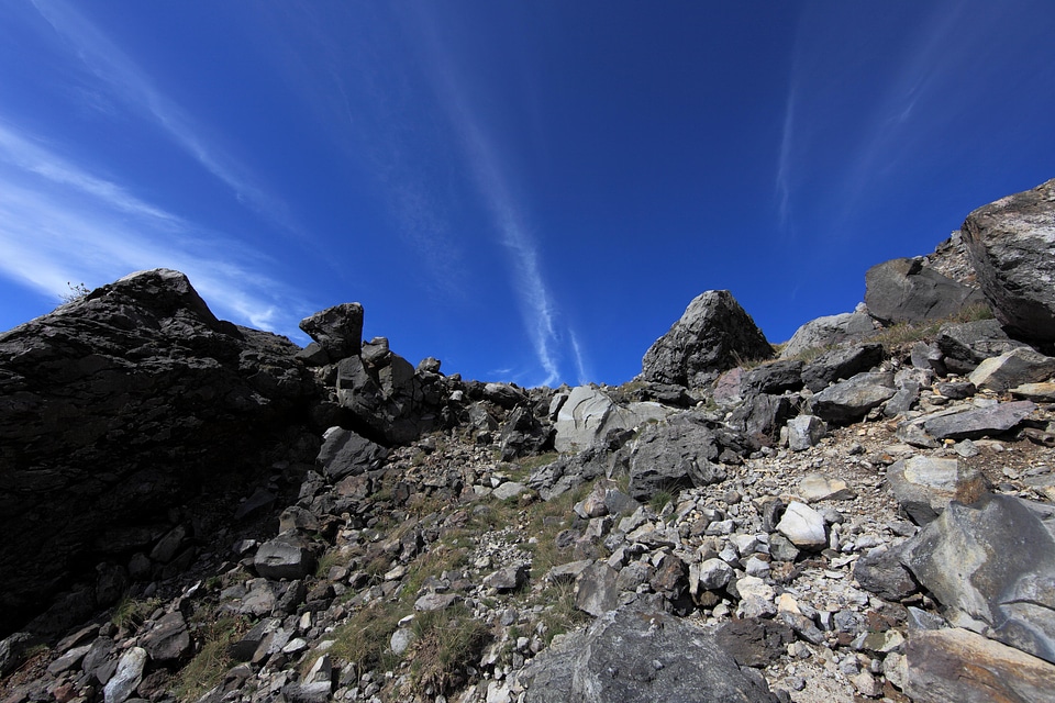 Big Rocks glacier high