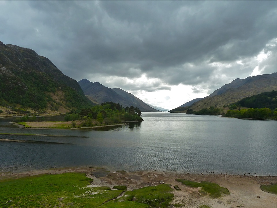 Storm sunset glenfinnan