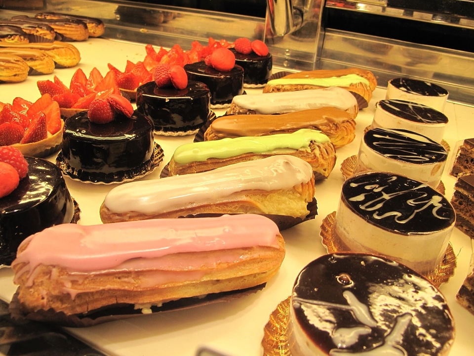 Confectionery delicious dessert
