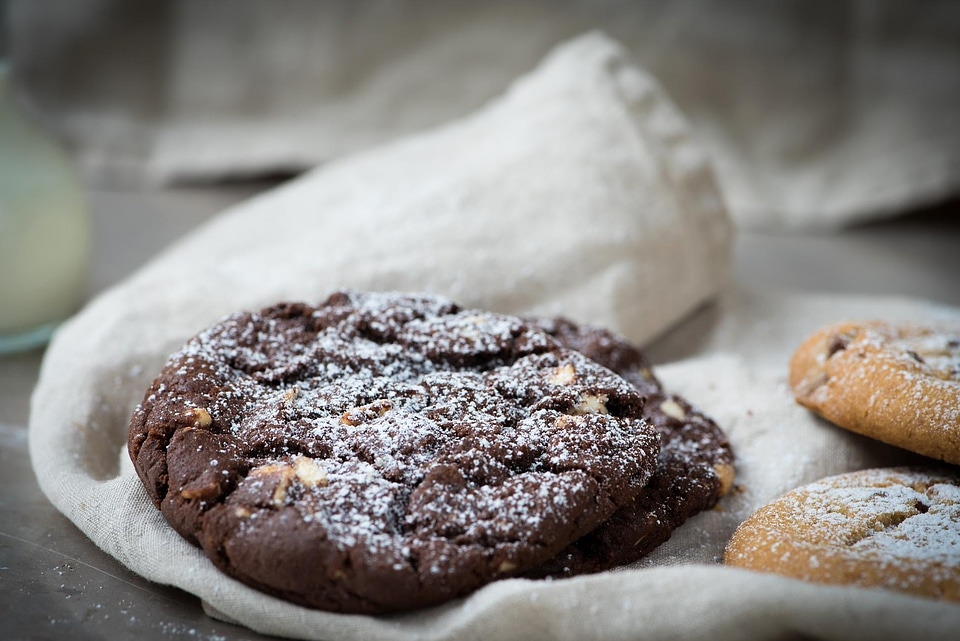 Breakfast brown cake