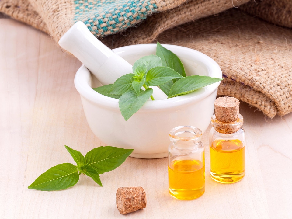 Aromatherapy bottle bowl