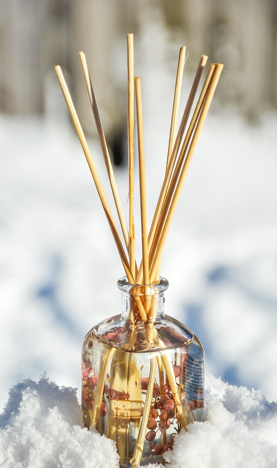 Detail glass jar