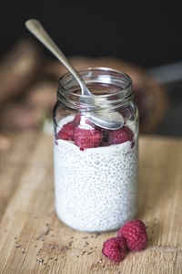 Berry beverage breakfast