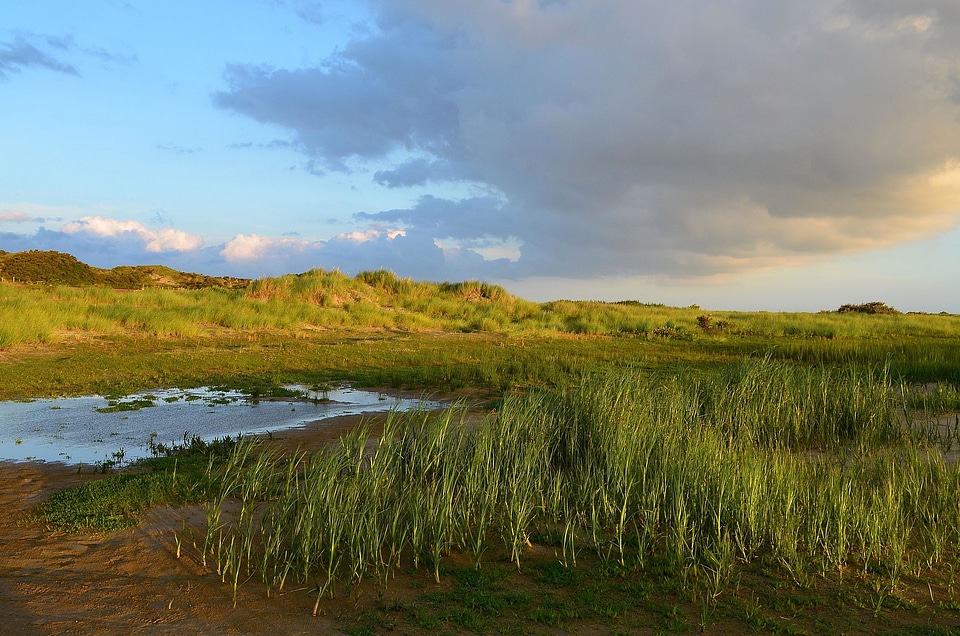 Agriculture cloud countryside photo