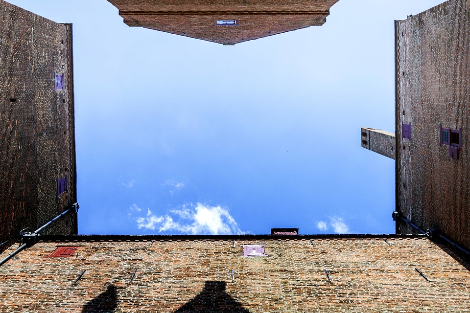 Architecture blue sky exterior