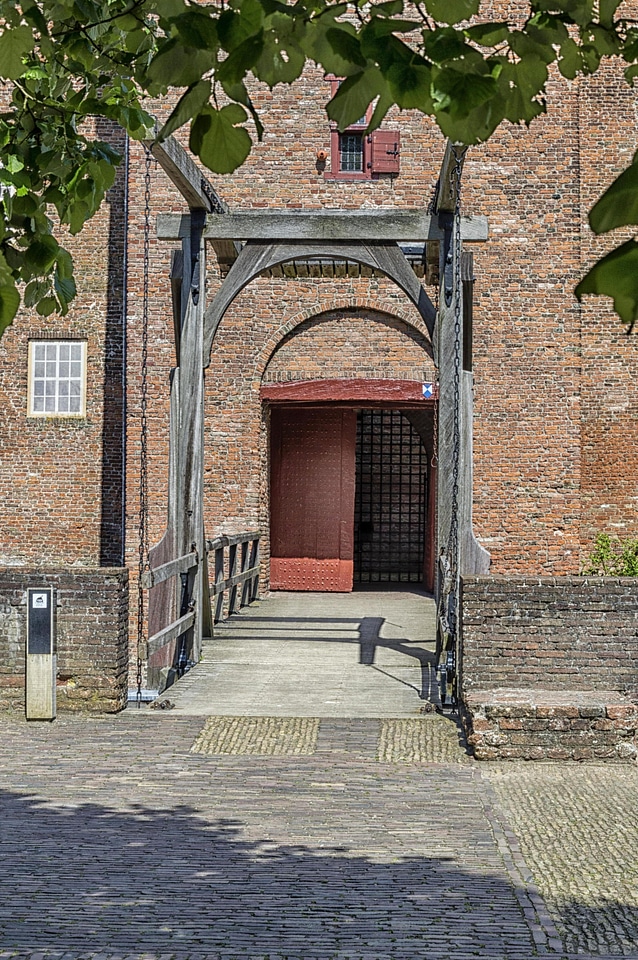 Architecture brick door