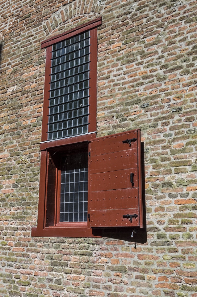 Architecture brick brown