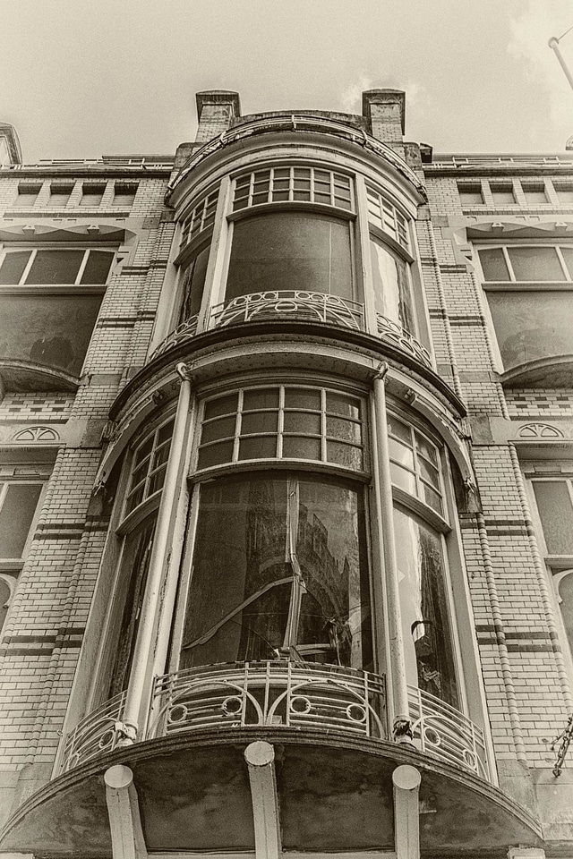 Architecture balcony city
