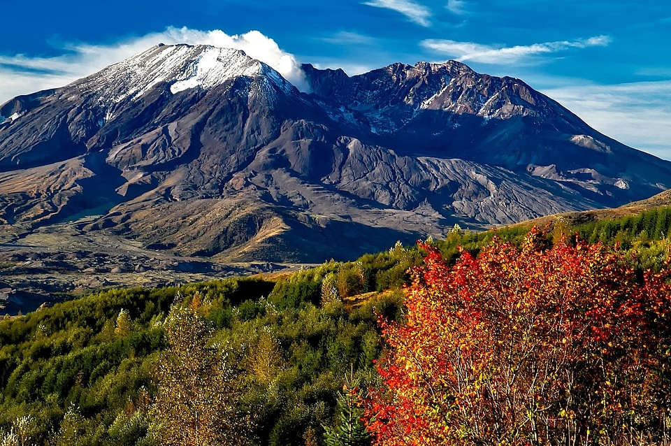 Glacier landscape mountain