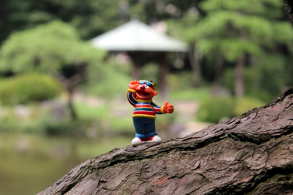Colorful figurine nature