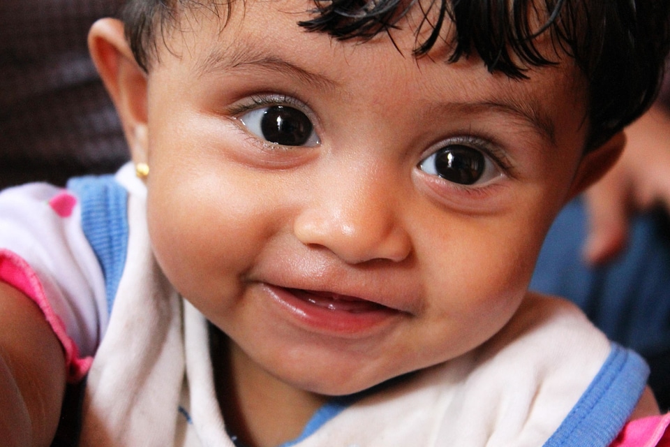 Adorable baby boy photo