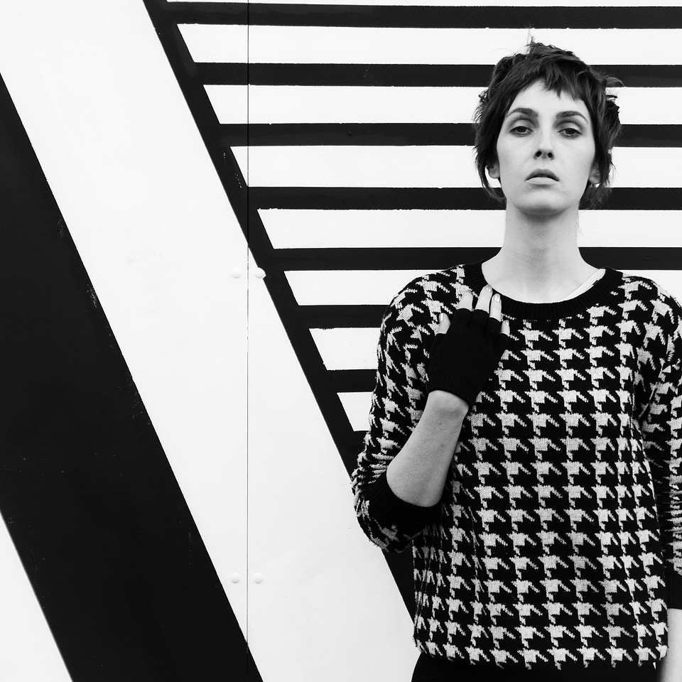 Fashion monochrome people