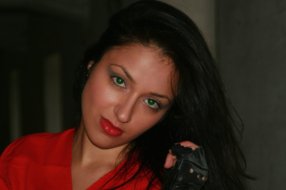 Attractive beautiful beautiful photo