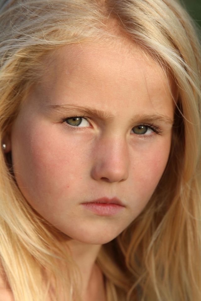 Attractive beautiful blond