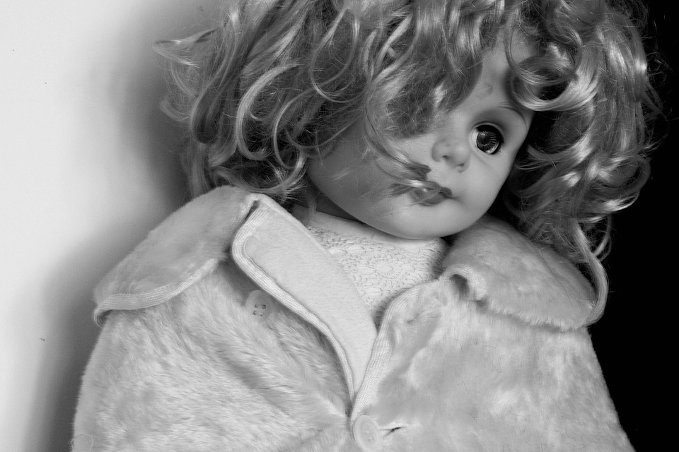 Baby black and white cute