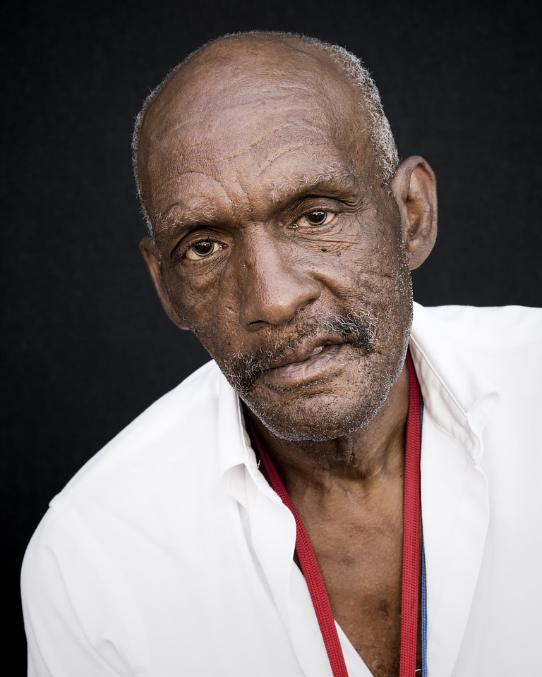 Elderly grandfather male