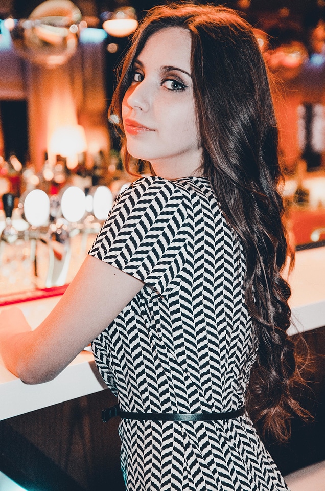 Attractive beautiful fashion