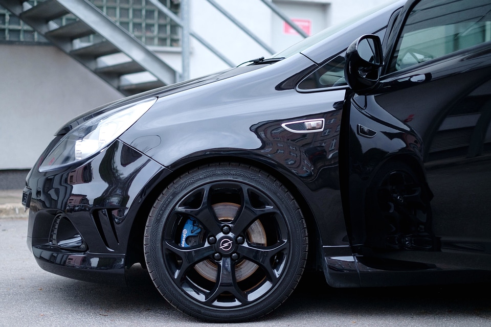 Automobile automotive black